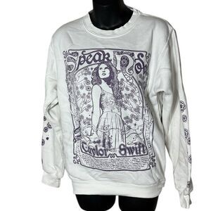 Taylor swift speak now Taylor’s version pullover graphic sweatshirt xs tracklist